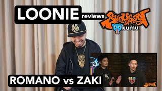 LOONIE  BREAK IT DOWN Rap Battle Review E264  SUNUGAN SA KUMU ROMANO vs ZAKI [upl. by Ilke]