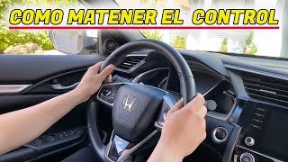 COMO CONDUCIR UN AUTO EN LINEA RECTALECCIONES PARA PRINCIPIANTES [upl. by Gnni]