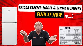 How to find your model number amp serial number on a Fridge Freezer [upl. by Dayna394]