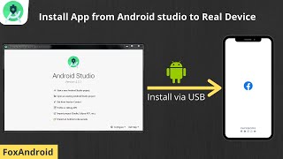 How to directly install app from Android studio to your mobile  Android studio tutorial [upl. by Groark107]