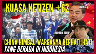 BAR BARNYA NETIZEN 62 INDONESIA BIKIN TIONGKOK PANIK DAN SURUH WARGANYA BERHATI HATI 🇲🇾REACTION [upl. by Yenal]