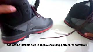 Unboxing Best Waterproof Trekking Shoes  FORCLAZ Fabric Trekking Shoes MT100 TEXW  Decethhlon [upl. by Batista]