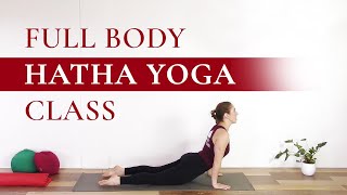 50Minute Hatha Yoga Class for Beginners amp Advanced  Full Body Flow  Arhanta Yoga [upl. by Kelcie]