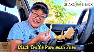 LIMITED TIME Black Truffle Parmesan Fries at Shake Shack 2024itsfallyall [upl. by Ayikan]