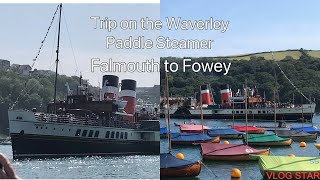 Trip to Fowey on PS Waverley from Falmouth [upl. by Tnarb]