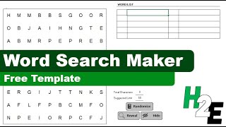 Free Word Search Maker [upl. by Adniral]