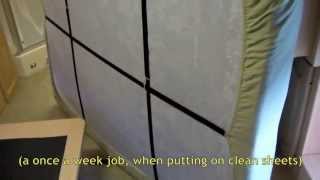 HowTo Make a Fitted Sheet Fit An RV Mattress [upl. by Bathsheb]