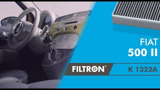 Jak wymienić filtr kabinowy – Fiat 500 II – The Mechanics by FILTRON [upl. by Nisaj115]