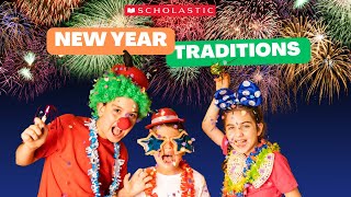 New Year Traditions Around the World  Video for Kids [upl. by Sevart5]