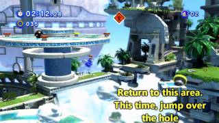 Sonic Generations  Sky Sanctuary Act 1  Red Rings [upl. by Hales572]