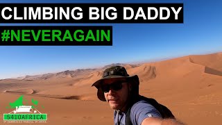 Climbing Big Daddy  The highest dune at Sossusvlei  Namibia [upl. by Beshore280]