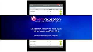 Guest List app Checkin Guests with Table Seating  Easy amp Fast  eGuestList app  EventReception [upl. by Felix332]