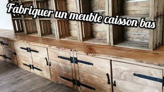 DIY  Fabriquer un meuble caisson bas [upl. by Narak310]