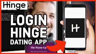 How to Login to Existing Account on Hinge Dating App Hinge Dating App Sign in Tutorial on Android [upl. by Nirik]