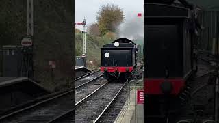 Watercress Line 2024 506 arrives into Ropley steamlocomotive steamengine railway [upl. by Tenn929]