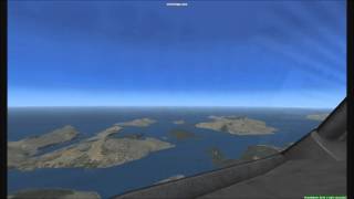 Tromsø ENTC  Svalbard Longyearbyen ENSB FSX [upl. by Kissel]