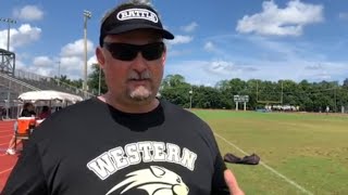 High school coach gives scouting report for Miami commit Justin Hodges [upl. by Lundquist286]