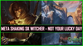 Gwent  Best Way to Play Skellige Witcher Deck  Not Your Lucky Day [upl. by Yenetruoc231]