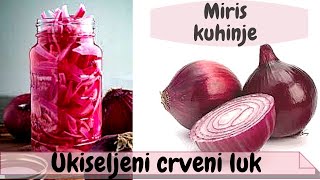 Recept za kiseli CRVENI LUK quotRed Onion Pickledquot 2020 [upl. by Eyram439]