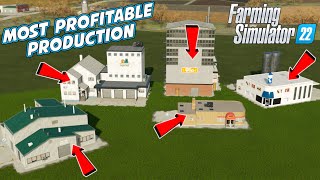 FS22 Most Profitable Production  Farming Simulator 22 [upl. by Minni]