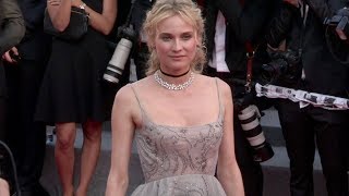 Actress Diane Kruger on the red carpet for the 70th Anniversary of the Cannes Film Festival [upl. by Grondin453]