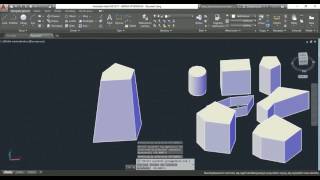 AutoCad 2017  polecenie modelujące bryły [upl. by Goto792]