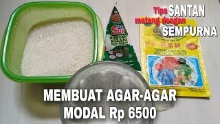 TIPS MEMBUAT AGARAGAR SWALLOW  SANTAN KELAPANYA MENYATU ANTI GAGAL [upl. by Bang547]