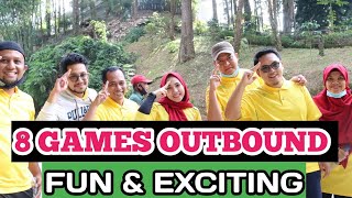 8 GAMES OUTBOUND FUN AND EXCITING  POPULAR GAMES [upl. by Adanar73]