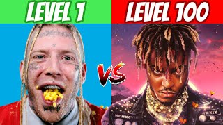 Ranking RAPPERS From Level 1 To Level 100 2021 Worst To Best [upl. by Nuajed]