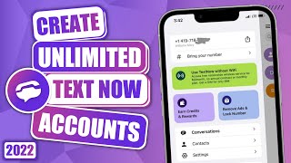 How To Create Unlimited TextNow Accounts NEW [upl. by Eetsim]