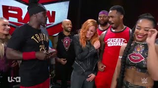 The RAW Roster Congratulates Becky Lynch [upl. by Aural401]