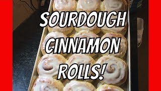 How to Make Sourdough Cinnamon Rolls  AldermanFarms [upl. by Jada]