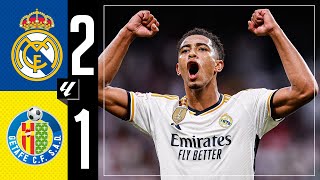 Real Madrid 21 Getafe  HIGHLIGHTS  LaLiga 202324 [upl. by Ecinahs696]