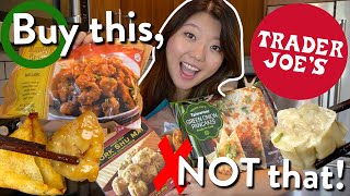 TRYING ALL TRADER JOE’S ASIAN FOOD [upl. by Ashwin]