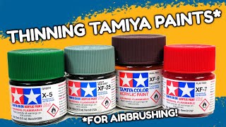 Thinning Tamiya Paints [upl. by Netnilc923]