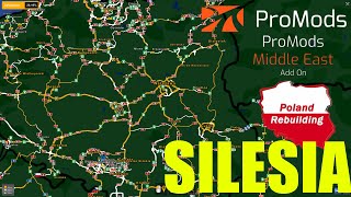 ETS2 147 Połączenie map  Promods Middle EastPoland RebuildingSilesia  poradnik [upl. by Thordia170]