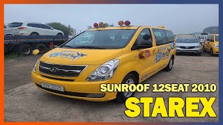 USEDCAR BUSYMAN Autos usados en corea STAREX SUNROOF 12SEAT WHITE KMJWA37JBAU 222374 [upl. by Ahsekel]