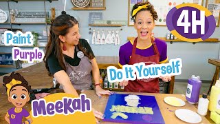 Meekah’s DIY Project at Nailed It Studio  4 HR OF MEEKAH  Educational Videos for Kids [upl. by Dierdre242]