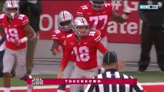 Tate Martell 47yard TD run  Rutgers vs Ohio State Touchdown [upl. by Pfaff]