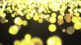 Glowing Golden Dust Particles Background Looped Animation  Free HD Version Footage [upl. by Apeed]