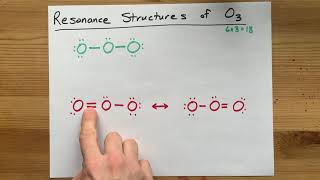 Resonance Structures of O3 Ozone [upl. by Pihc]