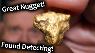 Detecting HUGE gold nugget found Pickerton claim [upl. by Nairbal]