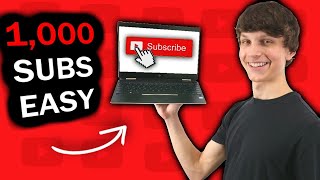 How to Get Your First 1000 Subscribers on YouTube in 2024 [upl. by Drawoh]