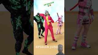 Who is Stronger Spiderman vs JokerVenom Deadpool gta spidermanfunnyvideo homemaranha [upl. by Ynna]