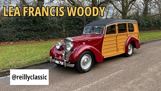 LEA FRANCIS SHOOTING BRAKE WOODY 1949 leafrancis classiccarsdaily reillyclassiccars [upl. by Docia]