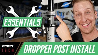 Mountain Bike Dropper Post Install  GMBN Tech Essentials Ep 10 [upl. by Laresa]