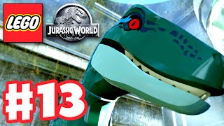 LEGO Jurassic World  Gameplay Walkthrough Part 13  Raptor Chase PC [upl. by Inneg]