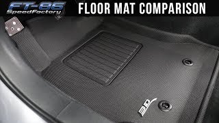 Floor Mats Comparison  FRS BRZ 86 [upl. by Dirk]