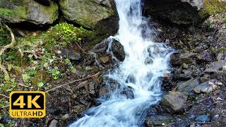 Wasserfall Geräusch  Waterfall Sound  Naturgeräusche ohne Musik  4K [upl. by Ydeh518]