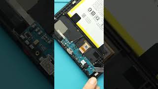 Samsung Galaxy Tab T580 Charging Port Replacement lawan tech shorts [upl. by Dillie]